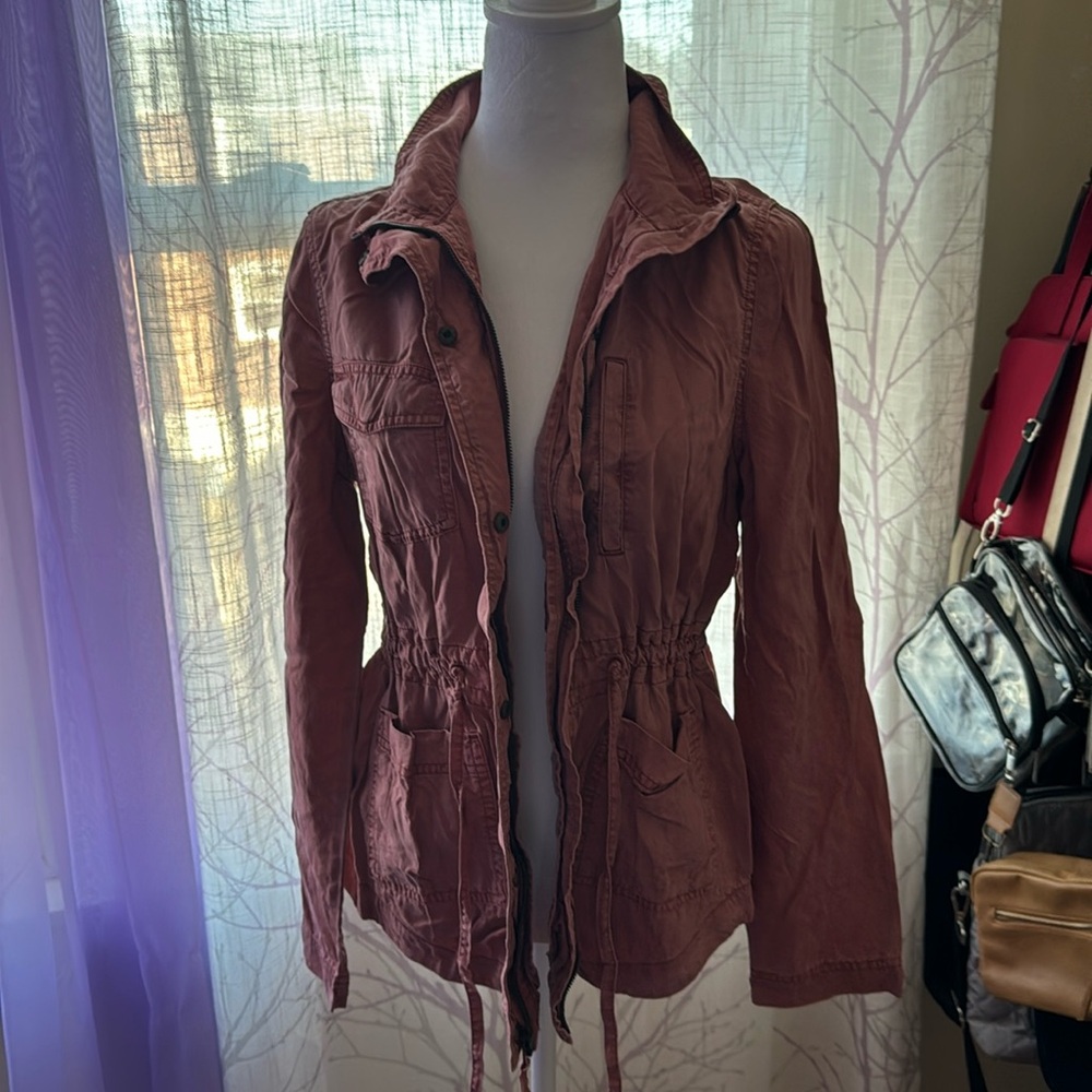 SO size medium zip up casual jacket